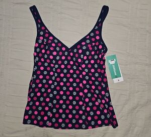 Polka Dot Tankini Top